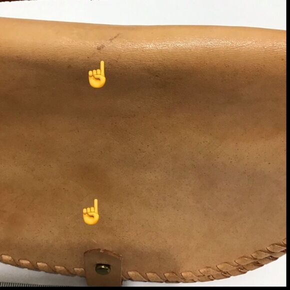 Madewell Leather Whip Stitch Natural Crossbody Bag - Picture 15 of 16